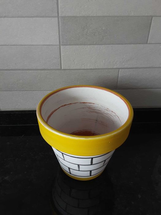 Vaso de Argila Pintado