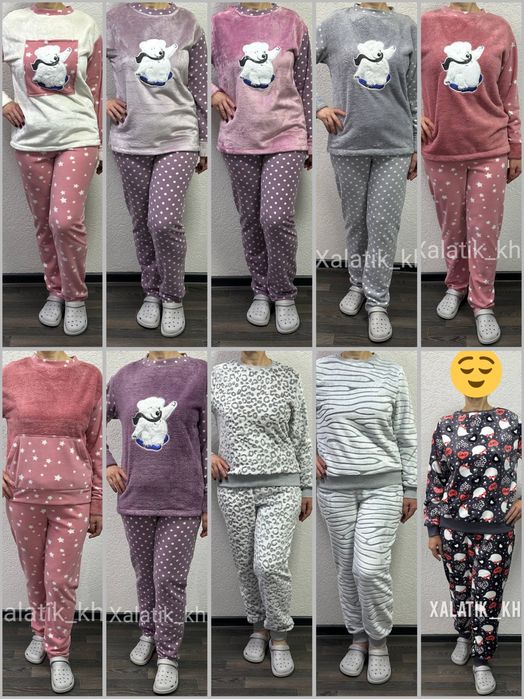 Жіночі флісові піжами