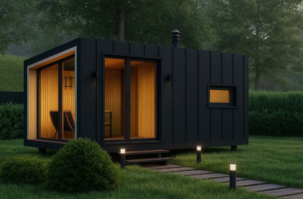 Будинок Барн Barn House модуль лазня гостьовий