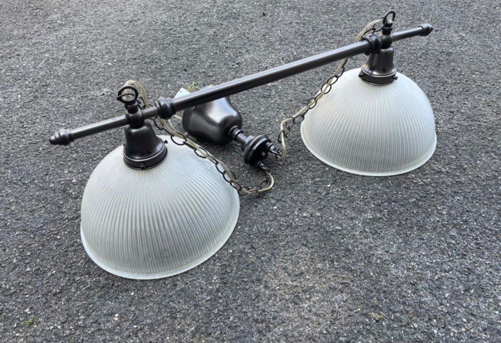Lampa nad stół podwójne klosze Ikea