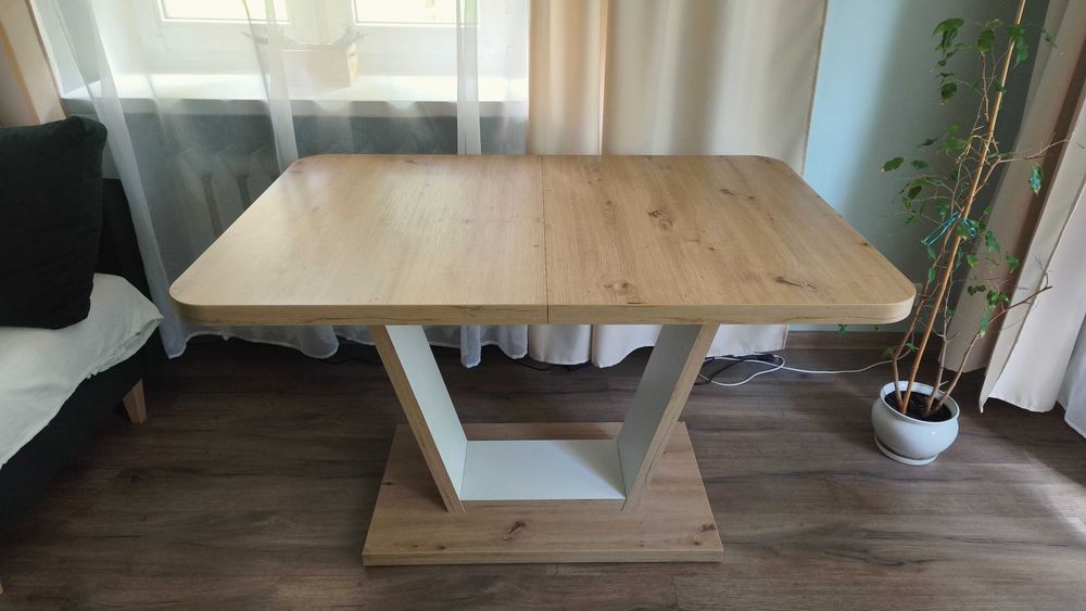 Stół rozkładany 120x80 jadalnia kuchnia dąb artisan