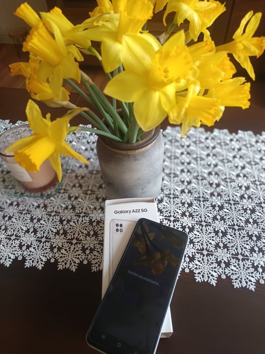 Samsung Galaxy A22 5G biały, polecam każdej kobiecie!