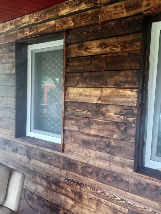 Deska elewacyjna opalana/szalówka opalana postarzana PRODUCENT