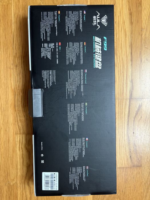 Клавіатура AULA F99 Blue + українська розкладка