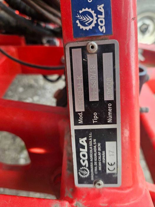 Пневматична сівалка точного висіву Prosem K F Hibrido 530/13