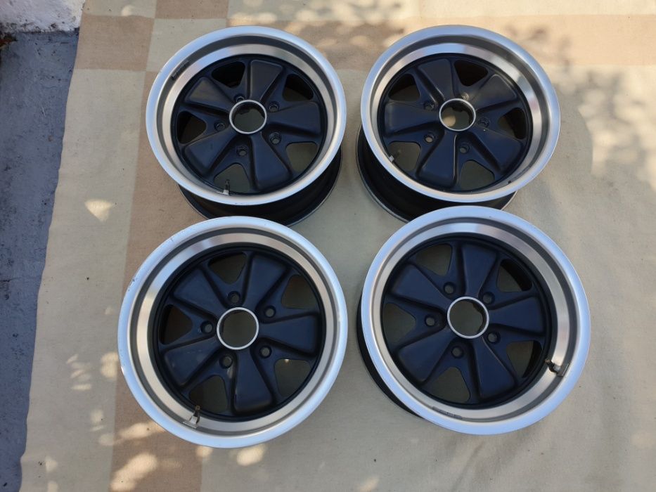 5 Jantes Fuchs Originais 15 Porsche 7j 8j 5x130
