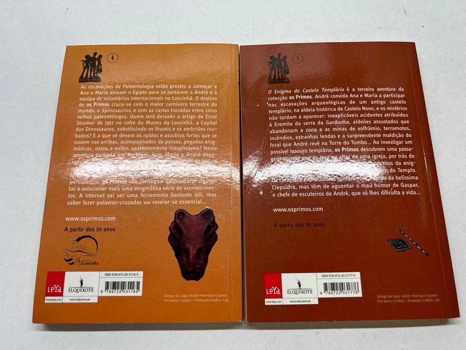 2 Casos (O Enigma do Castelo Templário + O Caso do Último Dinossauro)