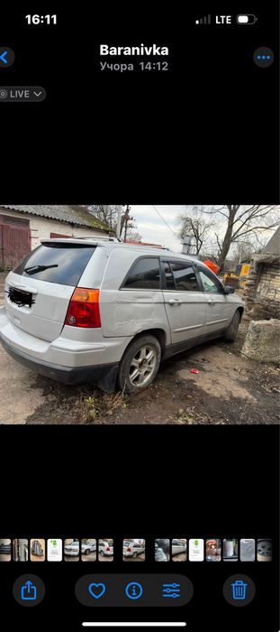 Фари фонарі Chrysler Pacifica