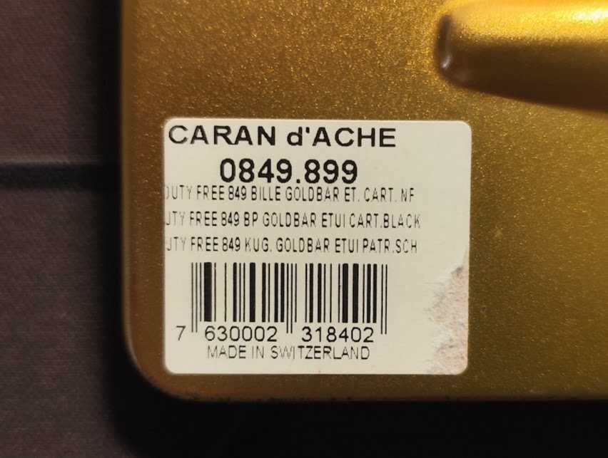 Caneta Caran D´Ache 849 GoldBar