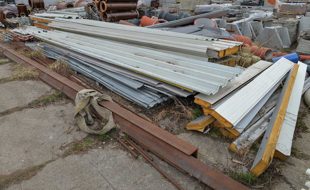 Blachy ocynkowane, powlekane z demontażu