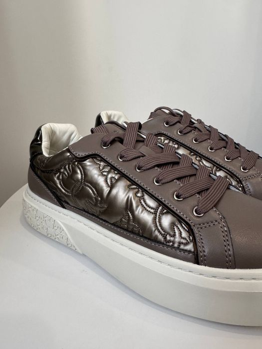 Кеди Pinko Sneakers Pinko Yoko 21 колір сірий і табакко, є всі розміри