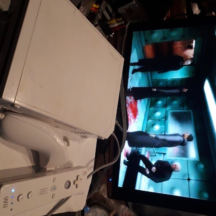 Konsola Nintendo Wii UNIKATOWA wersja NTSC produkcja oryginalna USA zestaw z Balance Board czyli Deską do ćwiczeń i zabawy