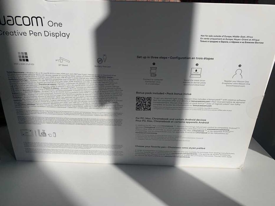 Mesa Digitalizadora Wacom One 13.3"