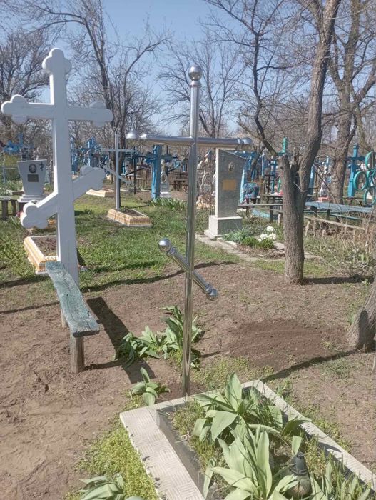 Хрест православний з нержавійки Крест православный из нержавеющей стал