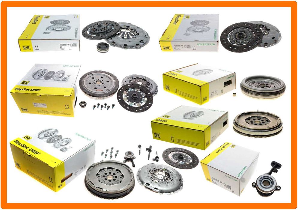 НОВЕ LUK Комплект зчеплення Маховик Вижимний VW Audi Skoda Renault Opel Fiat Citroen Peugeot Ford