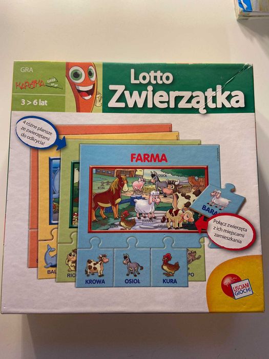 Liscianigiochi Edukacyjna Karotka Lotto Zwierzątka