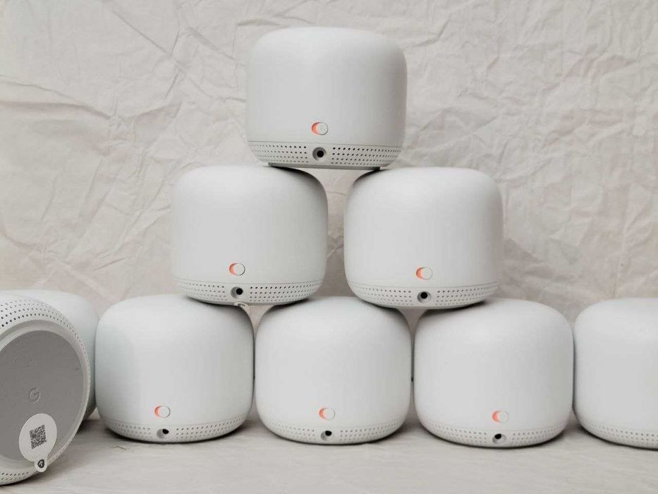 Точка доступа Google Nest WiFi Point H2E Динамик колонка ассистент