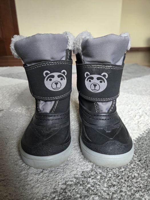 Buty zimowe z wełną, śniegowce  rozm. 22
