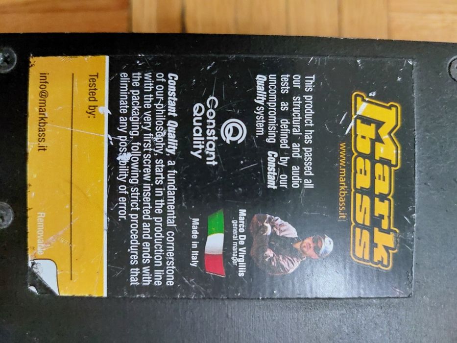 Wzmacniacz markbass little mark 250w black line