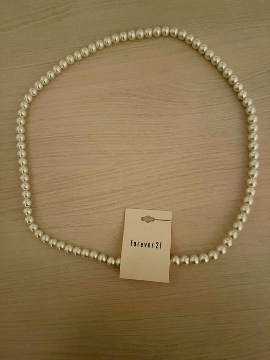 Жемчужное Ожерелье бижутерия Forever 21 (80 см)
