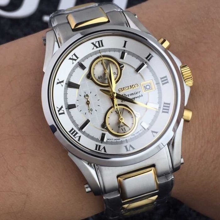 Годинник автоматичний Seiko Premier Chronograph quartz SNAF20P3