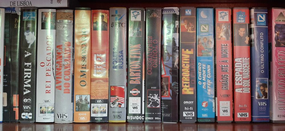 Cassetes VHS de clássicos