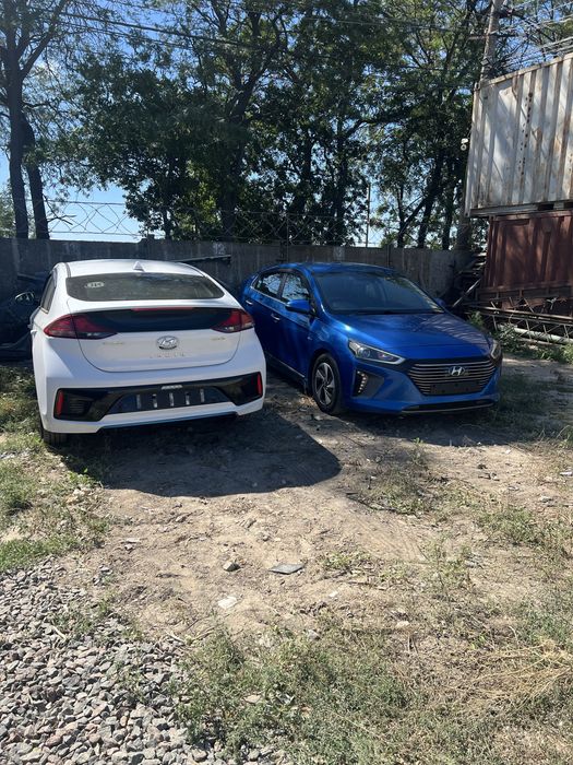 Разборка hyundai ioniq капот бампер фара мотор крыло двери ляда фонари батарея G4LE