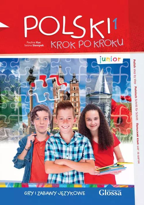 Polski Krok Po Kroku. Junior. Część 1. Gry I Zabawy Językowe  Kuc Paulina, Stempek Iwona