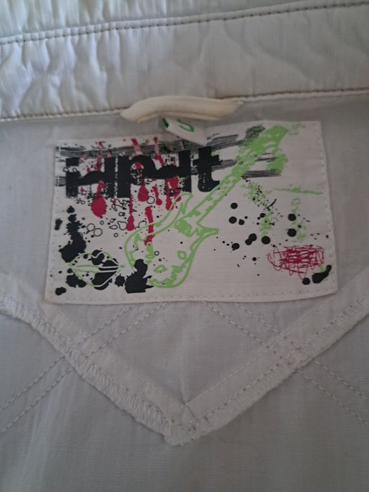 Kurtka katana biała a la jeans HPiT - S-ka