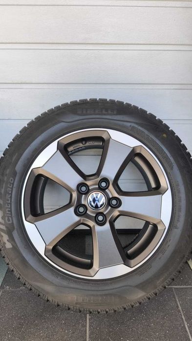 Koła  16"5x112 Vw Passat B8 T Roc Audi Skoda Seat opony zima 215/60/16 (OL2158)