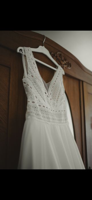 Suknia Ślubna Boho 38/40