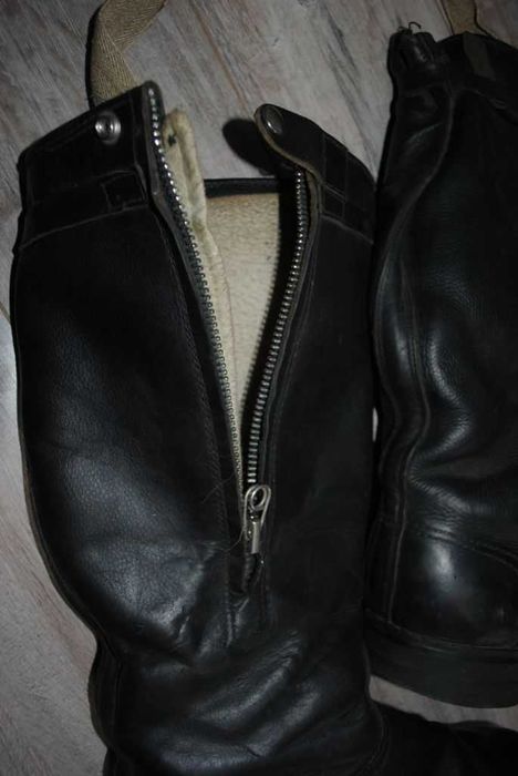 Чоботи ялові льотчика льотні утеплені байка хутро на стопу 28+ см 43 р