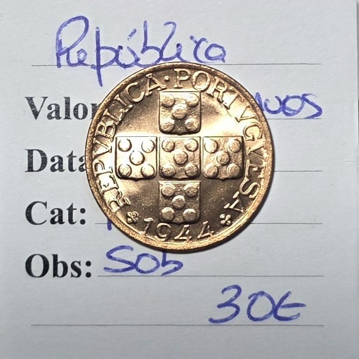 XX centavos 1944 soberba