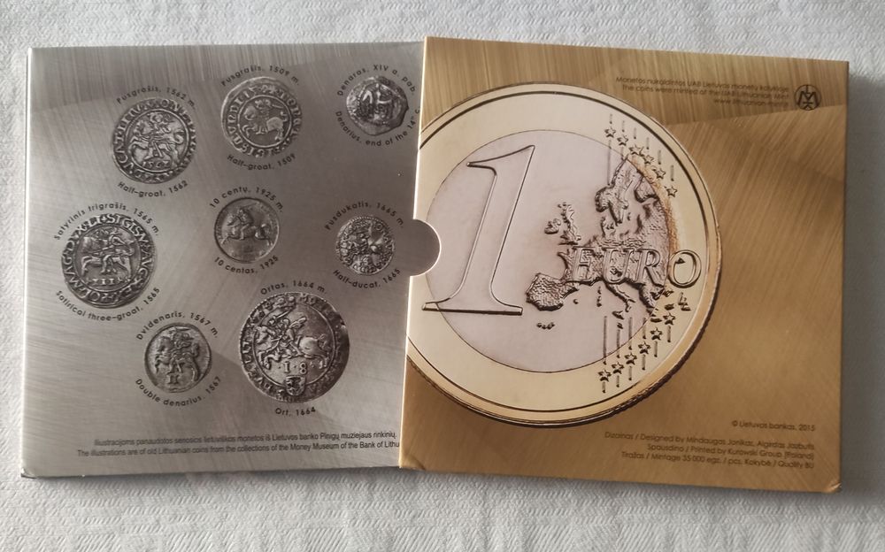 Set de Moedas BNC Lituânia 2015

Conjunto completo Moedas Euro Lituâni