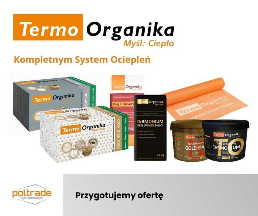 Termo Organika GOLD dach-podłoga EPS 100 styropian, dostawa