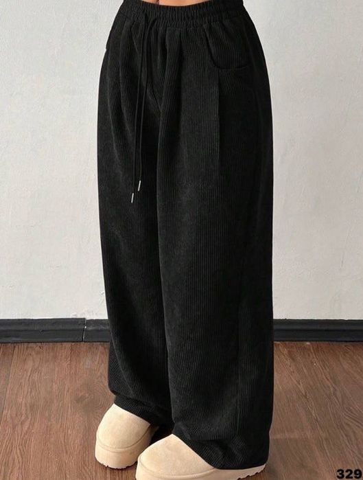 Штани жіночі теплі з мікровельвету на флісі