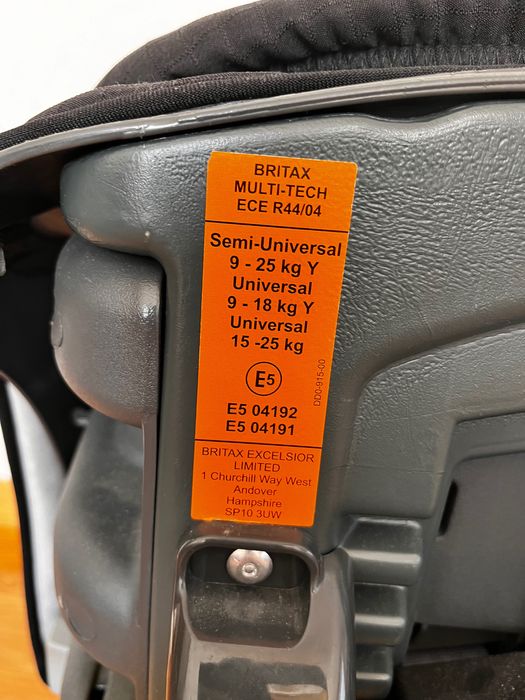 Cadeira Auto Romer Britax