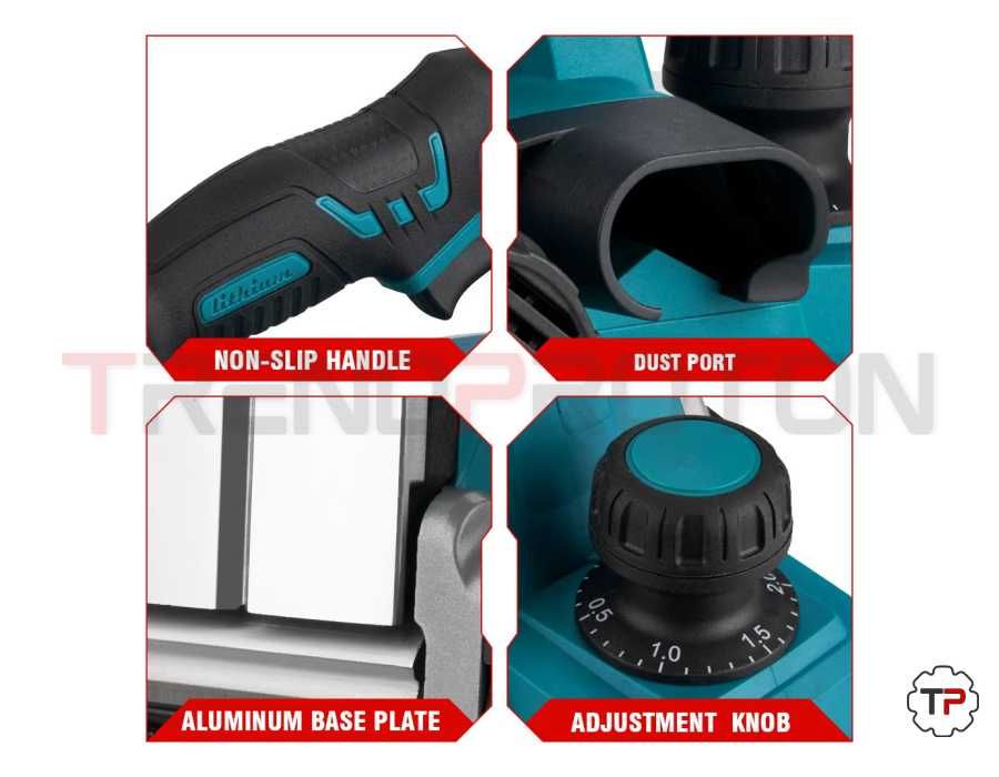 Plaina c/ 2 Baterias 6Ah