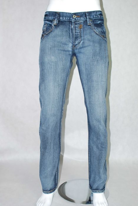 Jeansy krój prosty szeroki B You Can 481-2 pas 92, 86, 84, 80