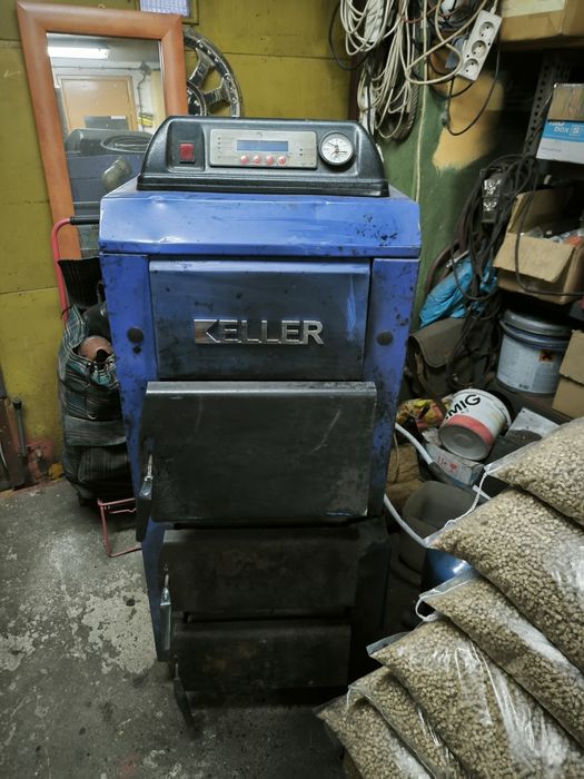 Piec na drzewo i węgiel 15kw