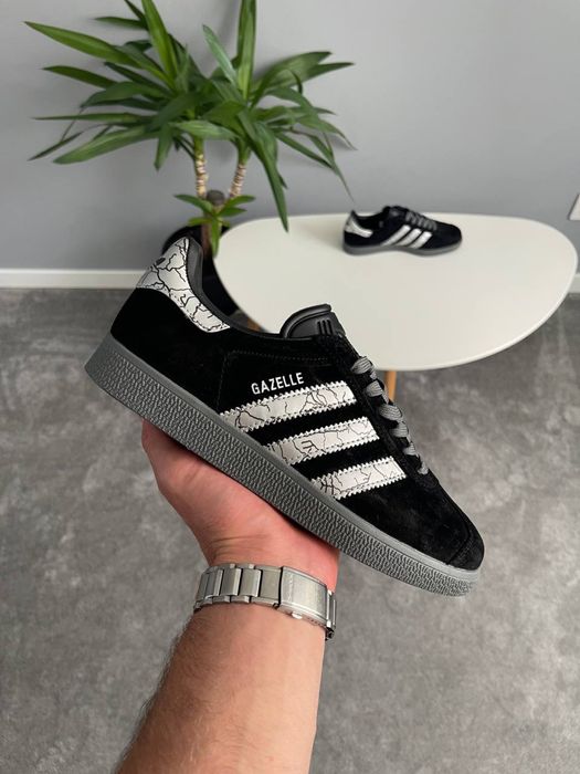 SALE! Adidas Gazelle Black Silver 40 41 42 43 44 45 адідас