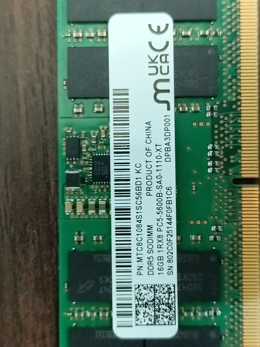 DDR5 32GB 2 STYKI (16gb x 2) 5600mt