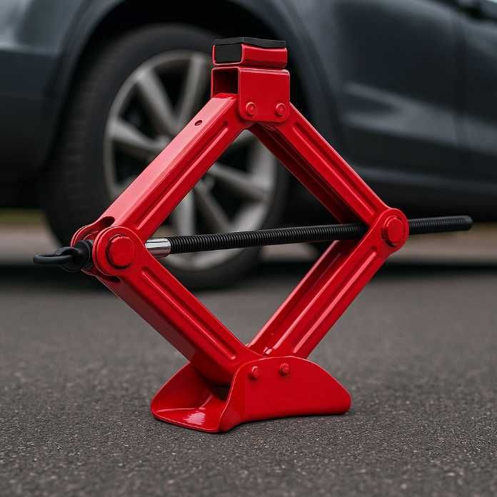 Mocny Podnośnik Lewarek Samochodowy Trapezowy 2T 2000 KG + GRATISY