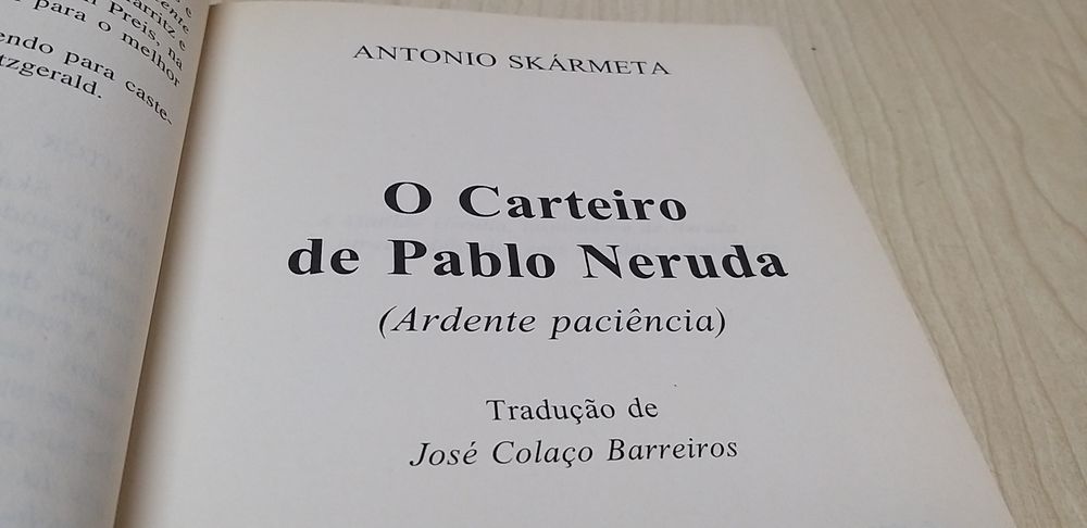 O Carteiro de Pablo Neruda.