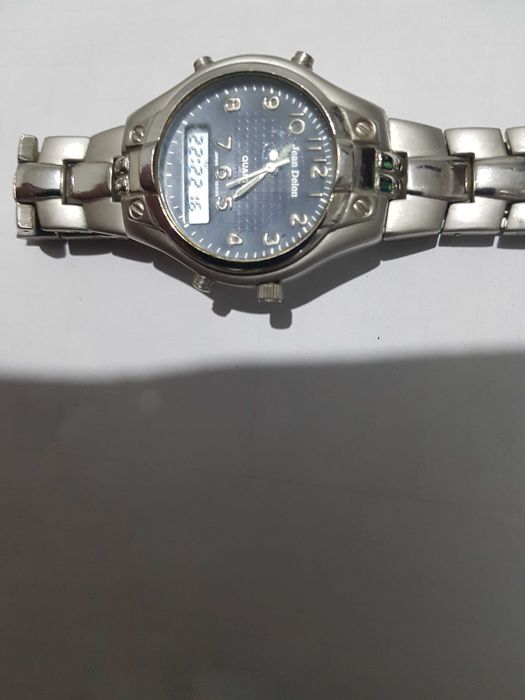 Zegarek nareczny Jean Delon Japan design meski damski unisex 38,5mm bransoleta analogowo cyfrowy ana digi