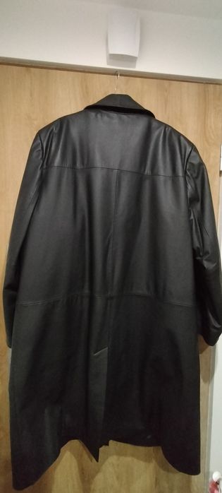 Płaszcz skórzany męski,ocieplany,rozm.XXL