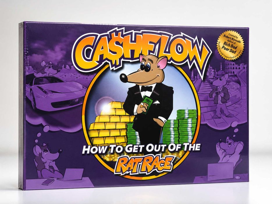 Настільна гра Cashflow Грошовий потік Щурячі перегони Койосакі англійською мовою