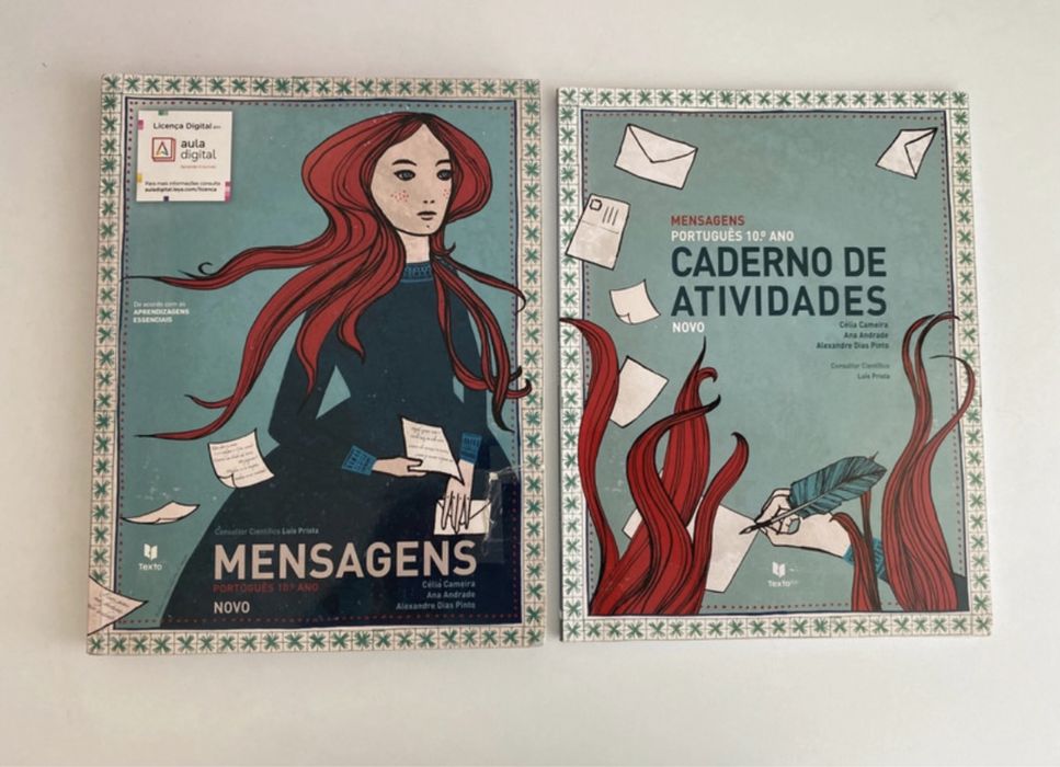 Manual e caderno de atividades Mensagens Português 10 ano