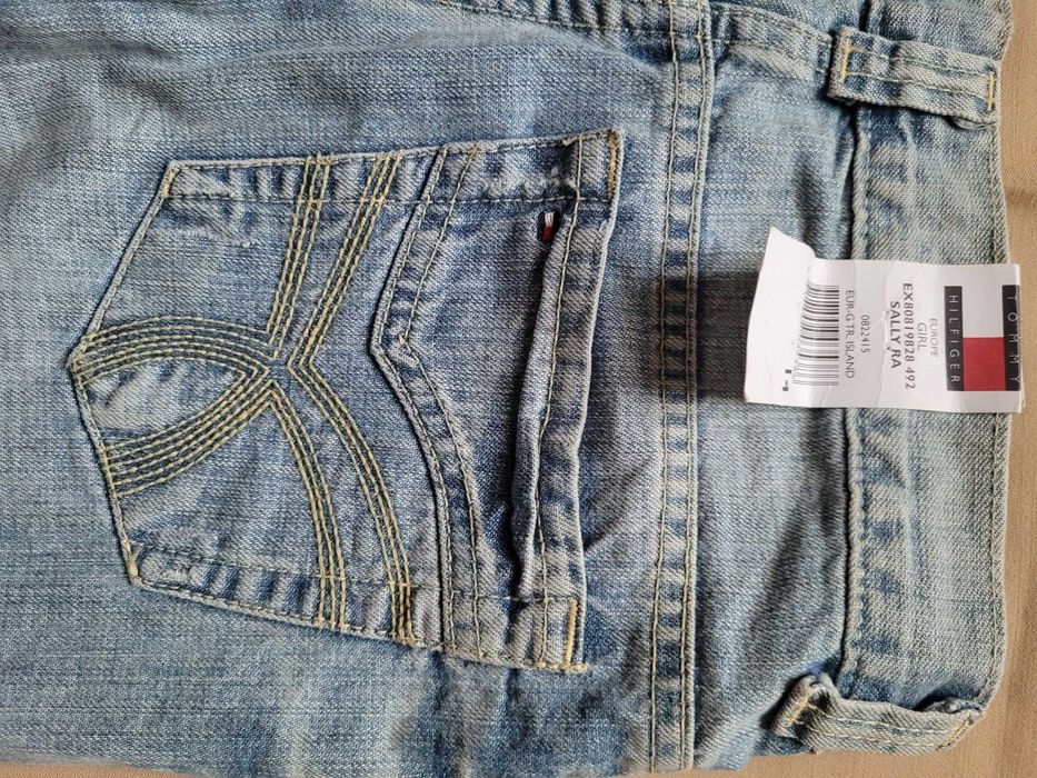 Jeansy damskie, Hilfiger, wycierane, rozmiar 34