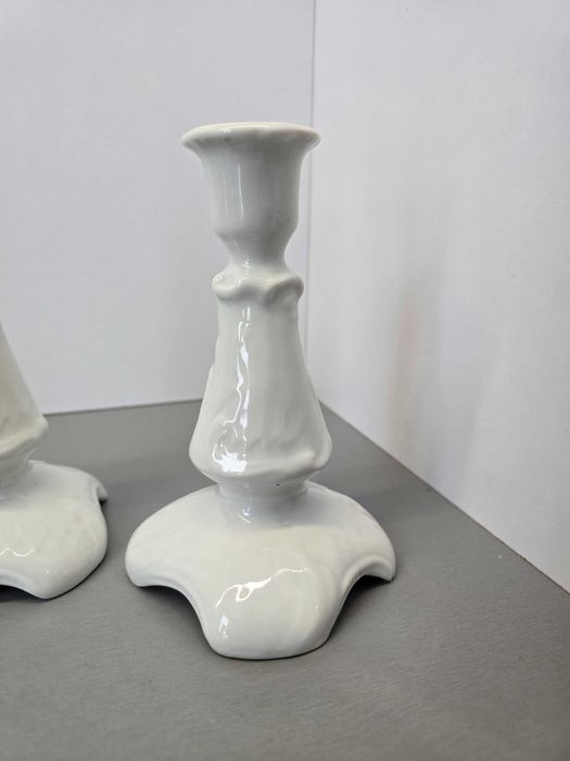 Świeczniki porcelanowe Rococo Ćmielów?